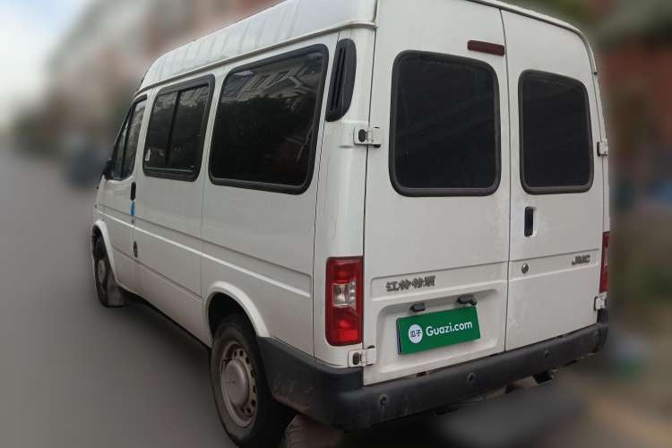 Used JMC Transit 2019 2.8T Commercial Version Short Wheelbase Mid-Roof 6-Seater China VI JX493 Rear Left 45 Deg