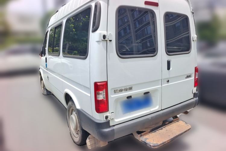 Used JMC Transit 2019 2.8T Commercial Version Short Wheelbase Mid-Roof 6-Seater China VI JX493 Rear Left 45 Deg