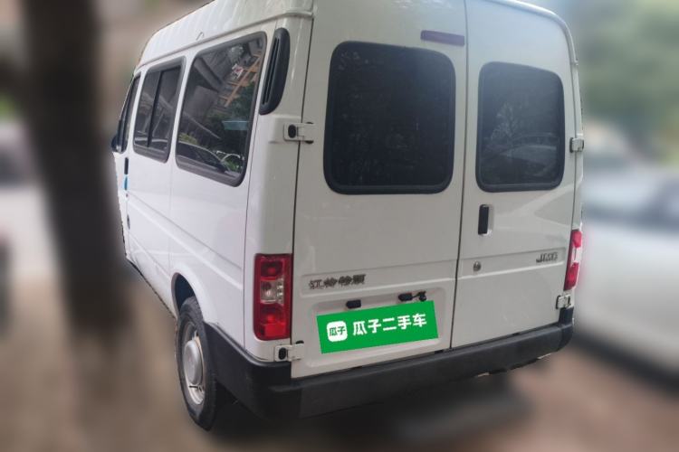 Used JMC Transit 2019 2.8T Commercial Version Short Wheelbase Mid-Roof 6-Seater China VI JX493 Rear Left 45 Deg