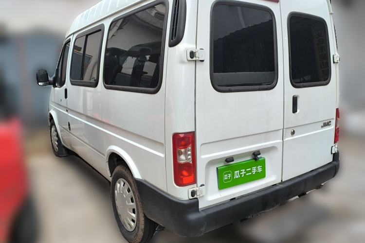 Used JMC Transit 2019 2.8T Commercial Version Short Wheelbase Mid-Roof 6-Seater China VI JX493 Rear Left 45 Deg