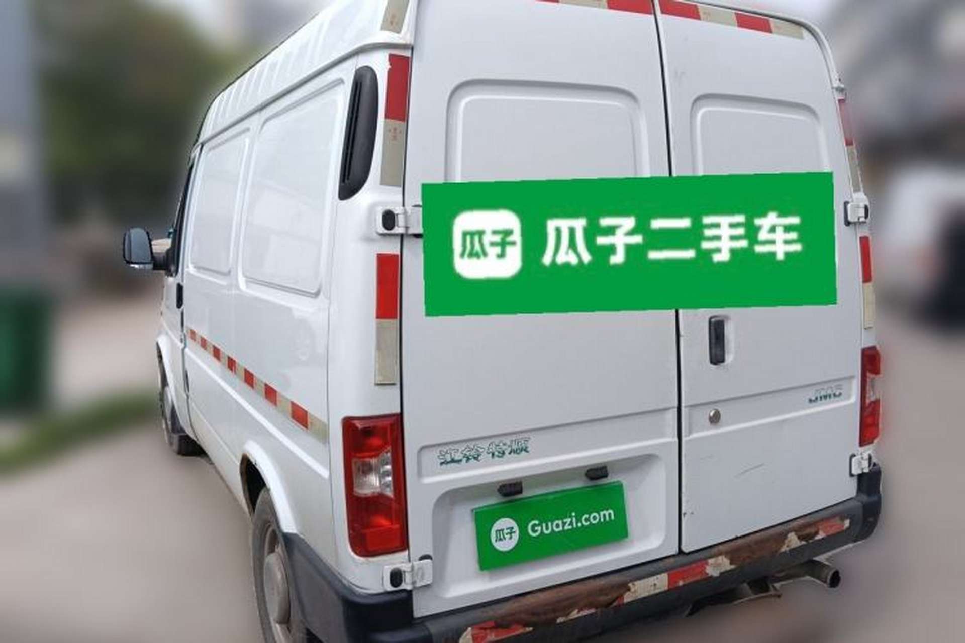 Used JMC Transit 2019 2.8T Commercial Version Short Wheelbase Mid-Roof 3-Seater China VI Standard JX493 Rear Left 45 Deg