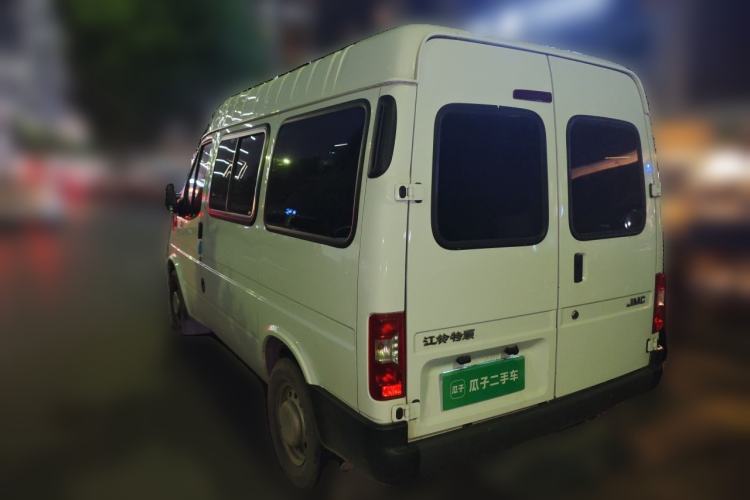 Used JMC Transit 2019 2.8T Commercial Version Short Wheelbase Mid-Roof 6-Seater China VI JX493 Rear Left 45 Deg