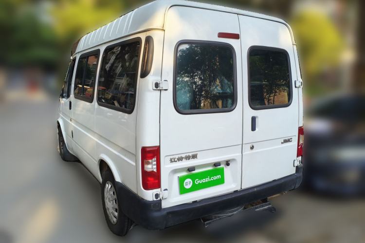 Used JMC Transit 2019 2.8T Commercial Version Short Wheelbase Mid-Roof 6-Seater China VI JX493 Rear Left 45 Deg