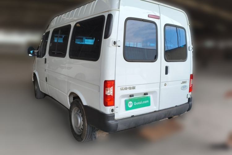 Used JMC Transit 2019 2.8T Commercial Version Short Wheelbase Mid-Roof 7-Seater China VI Standard JX493 Rear Left 45 Deg