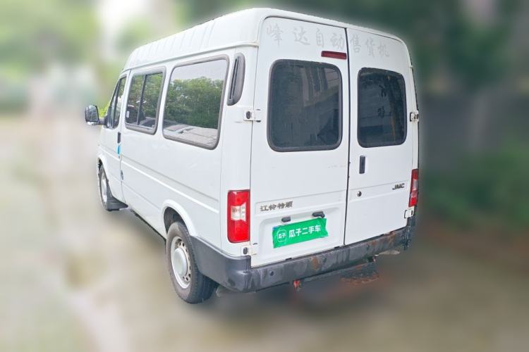 Used JMC Transit 2019 2.8T Commercial Version Short Wheelbase Mid-Roof 6-Seater China VI JX493 Rear Left 45 Deg