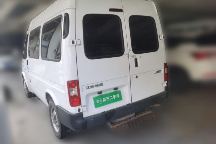 Used JMC Transit 2019 2.8T Commercial Version Short Wheelbase Mid-Roof 6-Seater China VI JX493 Rear Left 45 Deg
