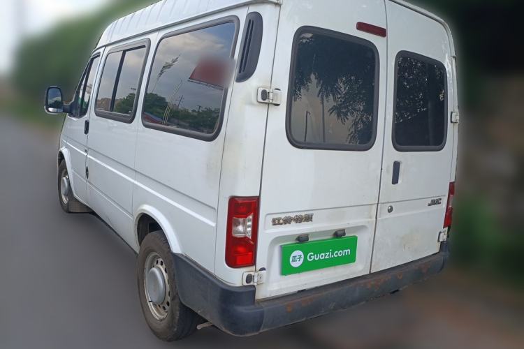 Used JMC Transit 2019 2.8T Commercial Version Short Wheelbase Mid-Roof 6-Seater China VI JX493 Rear Left 45 Deg
