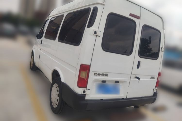 Used JMC Transit 2019 2.8T Commercial Version Short Wheelbase Mid-Roof 6-Seater China VI JX493 Rear Left 45 Deg