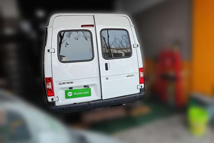 Used JMC Transit 2019 2.8T Commercial Version Short Wheelbase Mid-Roof 6-Seater China VI JX493 Rear Left 45 Deg
