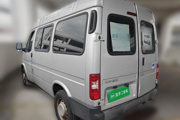 Used JMC Transit 2019 2.8T Commercial Version Short Wheelbase Mid-Roof 6-Seater China VI JX493 Rear Left 45 Deg
