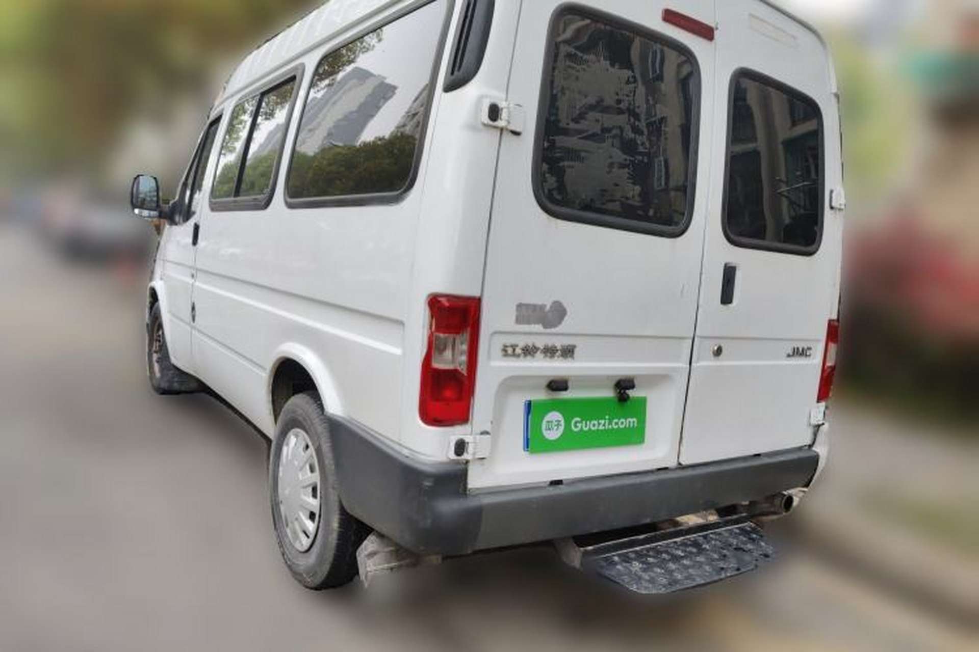 Used JMC Transit 2019 2.8T Commercial Version Short Wheelbase Mid-Roof 6-Seater China VI JX493 Rear Left 45 Deg
