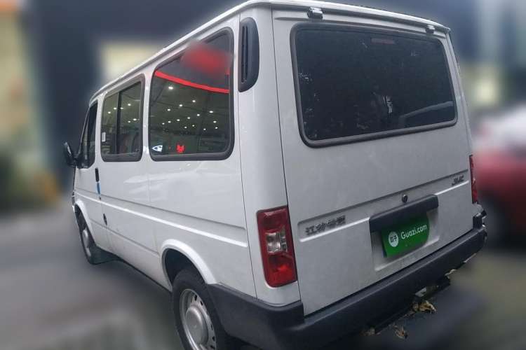 Used JMC Transit 2019 2.8T Commercial Version Short Wheelbase Low Roof 6-Seater China VI Emission Standard JX493 Rear Left 45 Deg