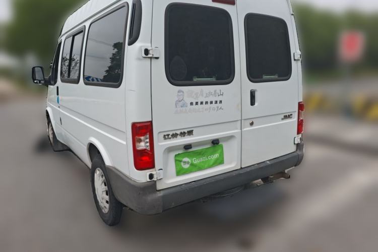 Used JMC Transit 2019 2.8T Commercial Version Short Wheelbase Mid-Roof 6-Seater China VI JX493 Rear Left 45 Deg