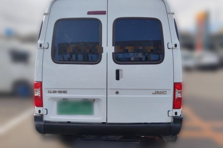 Used JMC Transit 2019 2.8T Commercial Version Long Wheelbase Mid-Roof 6-Seater Rear Single Tire China VI Emission Standard – JX493 Rear