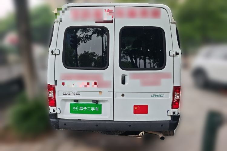 Used JMC Transit 2019 2.8T Commercial Version Short Wheelbase Mid-Roof 6-Seater China VI JX493 Rear