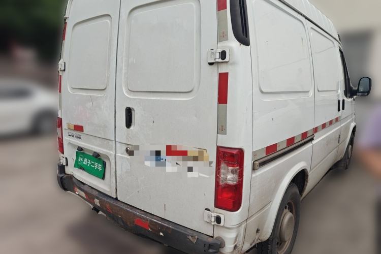 Used JMC Transit 2019 2.8T Commercial Version Short Wheelbase Mid-Roof 3-Seater China VI Standard JX493 Rear Right 45 Deg