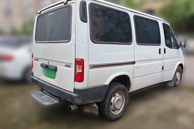 Used JMC Transit 2019 2.8T Commercial Version Short Wheelbase Mid-Roof 3-Seater China VI Standard JX493 Rear Right 45 Deg
