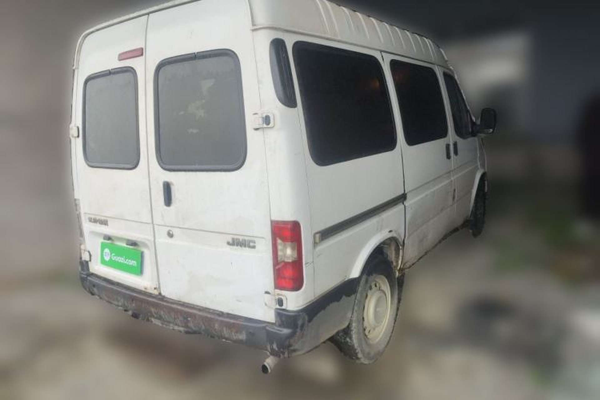 Used JMC Transit 2019 2.8T Commercial Version Short Wheelbase Mid-Roof 6-Seater China VI JX493 Rear Right 45 Deg