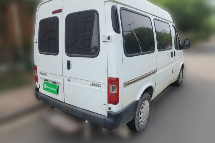 Used JMC Transit 2019 2.8T Commercial Version Short Wheelbase Low Roof 6-Seater China VI Emission Standard JX493 Rear Right 45 Deg