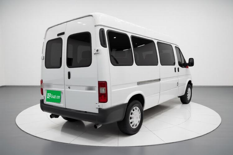 Used JMC Transit 2019 2.8T Commercial Version Long Wheelbase Mid-Roof 6-Seater Rear Single Tire China VI Emission Standard – JX493 Rear Right 45 Deg