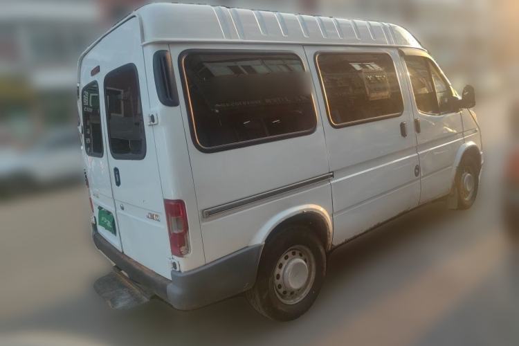 Used JMC Transit 2019 2.8T Commercial Version Short Wheelbase Mid-Roof 6-Seater China VI JX493 Rear Right 45 Deg