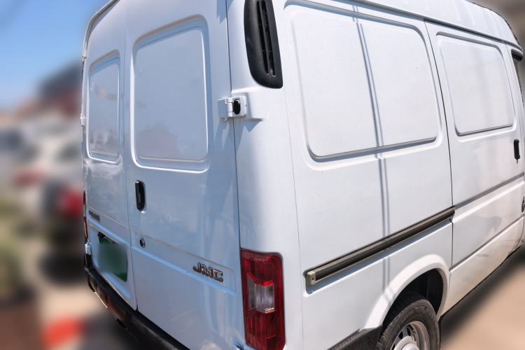 Used JMC Transit 2019 2.8T Commercial Version Short Wheelbase Mid-Roof 3-Seater China VI Standard JX493 Rear Right 45 Deg