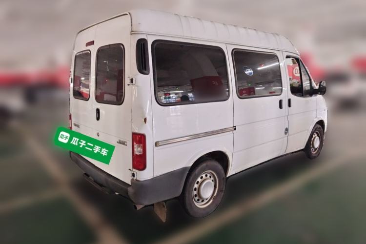 Used JMC Transit 2019 2.8T Commercial Version Short Wheelbase Mid-Roof 6-Seater China VI JX493 Rear Right 45 Deg
