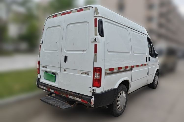 Used JMC Transit 2019 2.8T Commercial Version Short Wheelbase Mid-Roof 3-Seater China VI Standard JX493 Rear Right 45 Deg