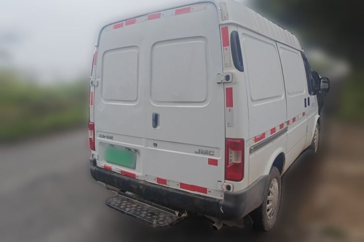 Used JMC Transit 2019 2.8T Commercial Version Short Wheelbase Mid-Roof 3-Seater China VI Standard JX493 Rear Right 45 Deg