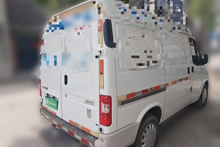 Used JMC Transit 2019 2.8T Commercial Version Short Wheelbase Mid-Roof 3-Seater China VI Standard JX493 Rear Right 45 Deg