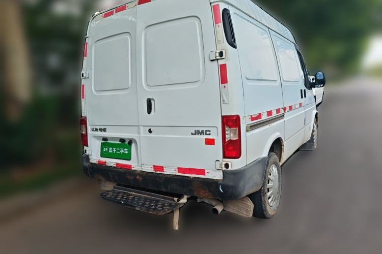 Used JMC Transit 2019 2.8T Commercial Version Short Wheelbase Mid-Roof 3-Seater China VI Standard JX493 Rear Right 45 Deg