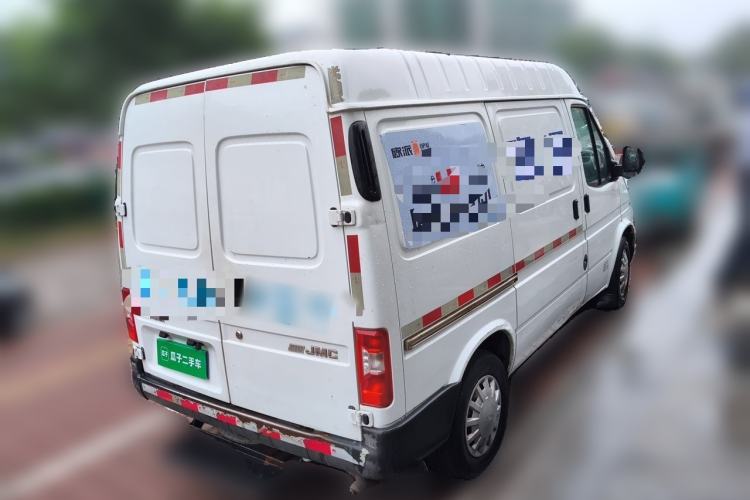 Used JMC Transit 2019 2.8T Commercial Version Short Wheelbase Mid-Roof 3-Seater China VI Standard JX493 Rear Right 45 Deg