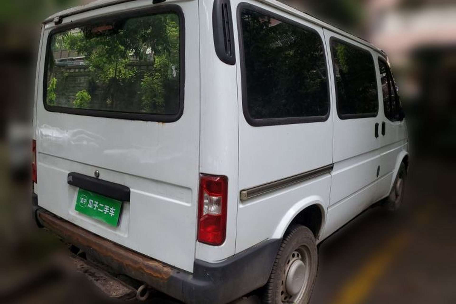 Used JMC Transit 2019 2.8T Commercial Version Short Wheelbase Low Roof 6-Seater China VI Emission Standard JX493 Rear Right 45 Deg