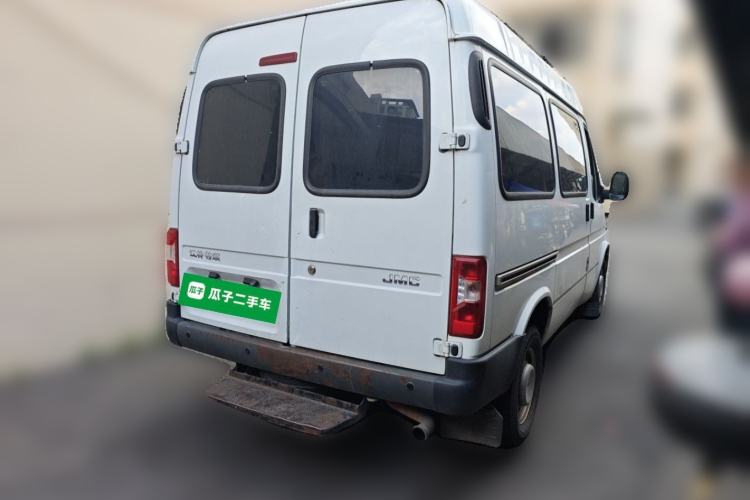Used JMC Transit 2019 2.8T Commercial Version Short Wheelbase Mid-Roof 6-Seater China VI JX493 Rear Right 45 Deg