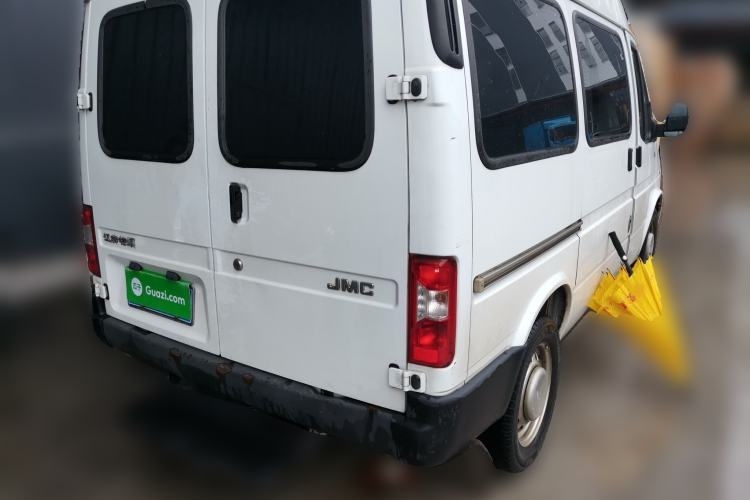 Used JMC Transit 2019 2.8T Commercial Version Short Wheelbase Mid-Roof 6-Seater China VI JX493 Rear Right 45 Deg