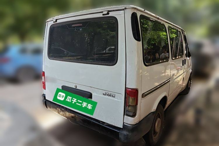Used JMC Transit 2019 2.8T Commercial Version Short Wheelbase Low Roof 6-Seater China VI Emission Standard JX493 Rear Right 45 Deg