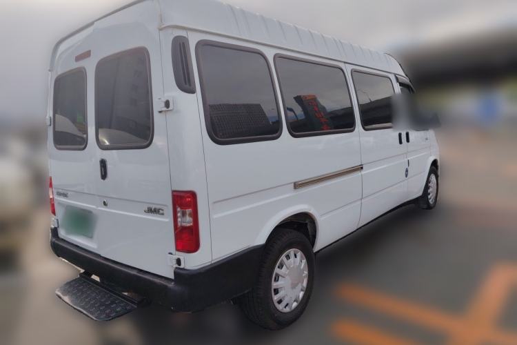 Used JMC Transit 2019 2.8T Commercial Version Long Wheelbase Mid-Roof 6-Seater Rear Single Tire China VI Emission Standard – JX493 Rear Right 45 Deg