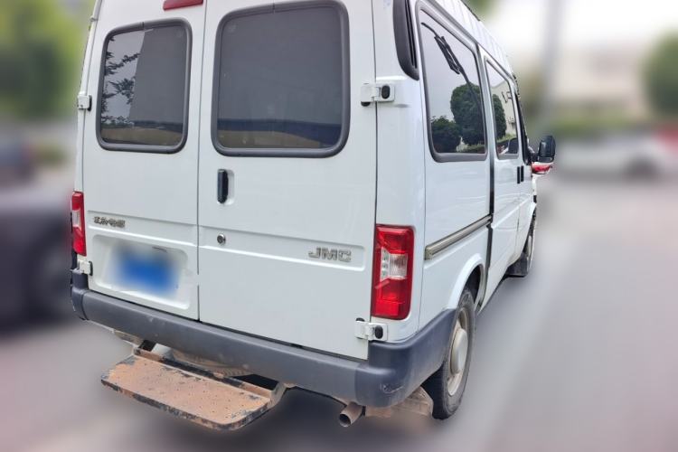 Used JMC Transit 2019 2.8T Commercial Version Short Wheelbase Mid-Roof 6-Seater China VI JX493 Rear Right 45 Deg