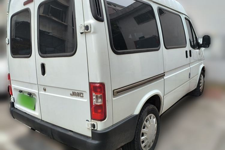 Used JMC Transit 2019 2.8T Commercial Version Short Wheelbase Mid-Roof 6-Seater China VI JX493 Rear Right 45 Deg