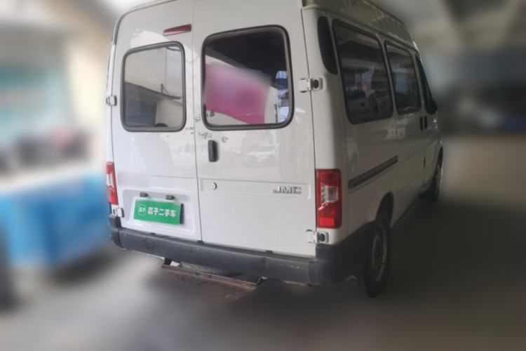 Used JMC Transit 2019 2.8T Commercial Version Short Wheelbase Mid-Roof 6-Seater China VI JX493 Rear Right 45 Deg