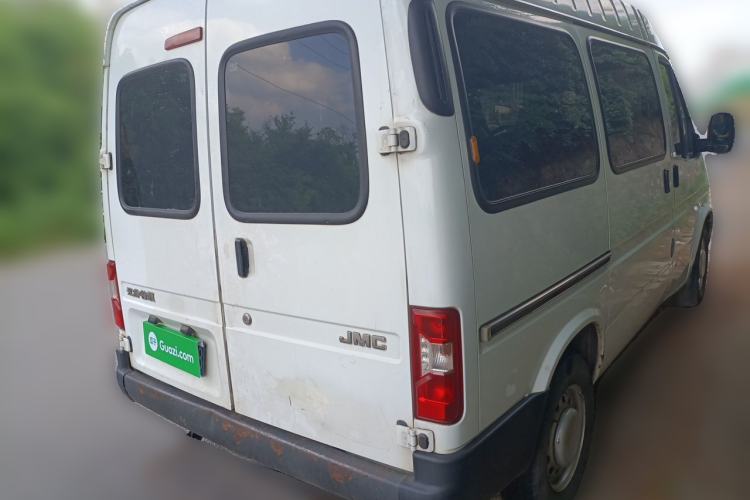 Used JMC Transit 2019 2.8T Commercial Version Short Wheelbase Mid-Roof 6-Seater China VI JX493 Rear Right 45 Deg