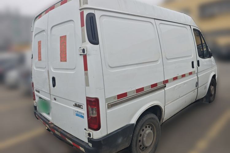 Used JMC Transit 2019 2.8T Commercial Version Short Wheelbase Mid-Roof 3-Seater China VI Standard JX493 Rear Right 45 Deg