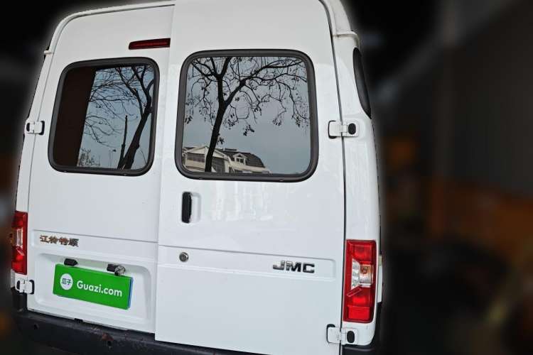 Used JMC Transit 2019 2.8T Commercial Version Short Wheelbase Mid-Roof 6-Seater China VI JX493 Rear Right 45 Deg