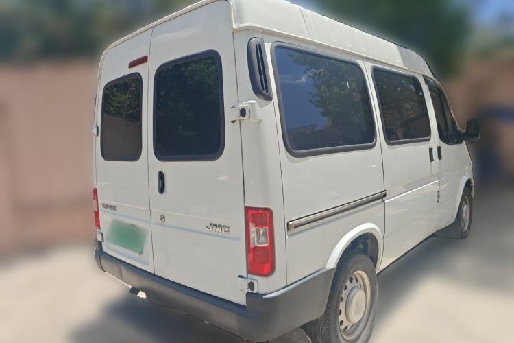 Used JMC Transit 2019 2.8T Commercial Version Short Wheelbase Mid-Roof 6-Seater China VI JX493 Rear Right 45 Deg