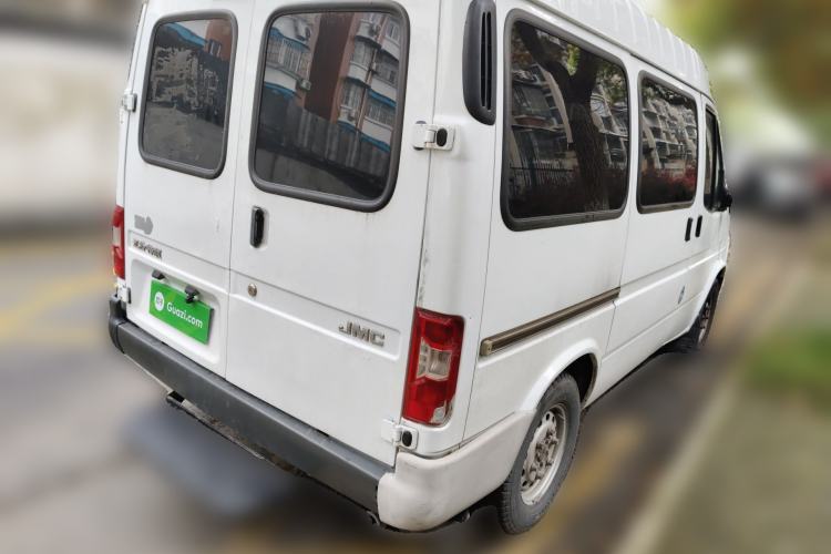 Used JMC Transit 2019 2.8T Commercial Version Short Wheelbase Mid-Roof 6-Seater China VI JX493 Rear Right 45 Deg