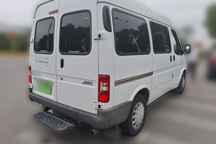 Used JMC Transit 2019 2.8T Commercial Version Short Wheelbase Mid-Roof 6-Seater China VI JX493 Rear Right 45 Deg