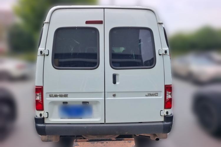 Used JMC Transit 2019 2.8T Commercial Version Short Wheelbase Mid-Roof 6-Seater China VI JX493 Rear