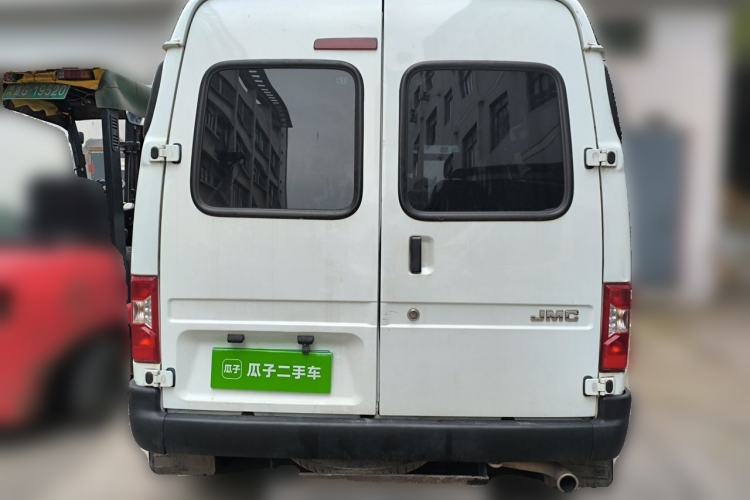 Used JMC Transit 2019 2.8T Commercial Version Short Wheelbase Mid-Roof 6-Seater China VI JX493 Rear