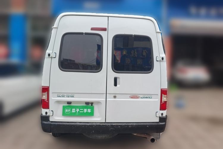 Used JMC Transit 2019 2.8T Commercial Version Short Wheelbase Mid-Roof 6-Seater China VI JX493 Rear