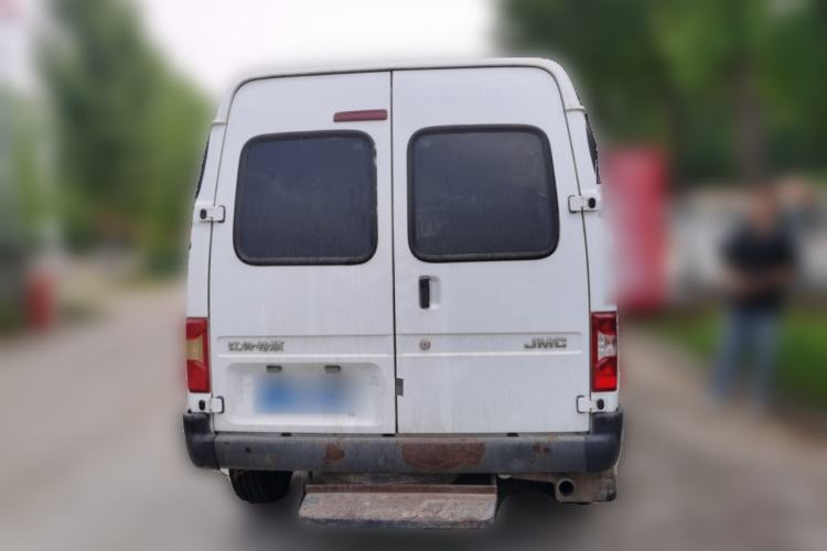 Used JMC Transit 2019 2.8T Commercial Version Long Wheelbase Mid-Roof 6-Seater Rear Single Tire China VI Emission Standard – JX493 Rear